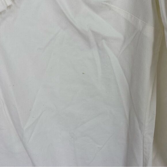 Adrienne Vittadini Women’s V Neck Long Sleeve White Tunic size M - Picture 3 of 4